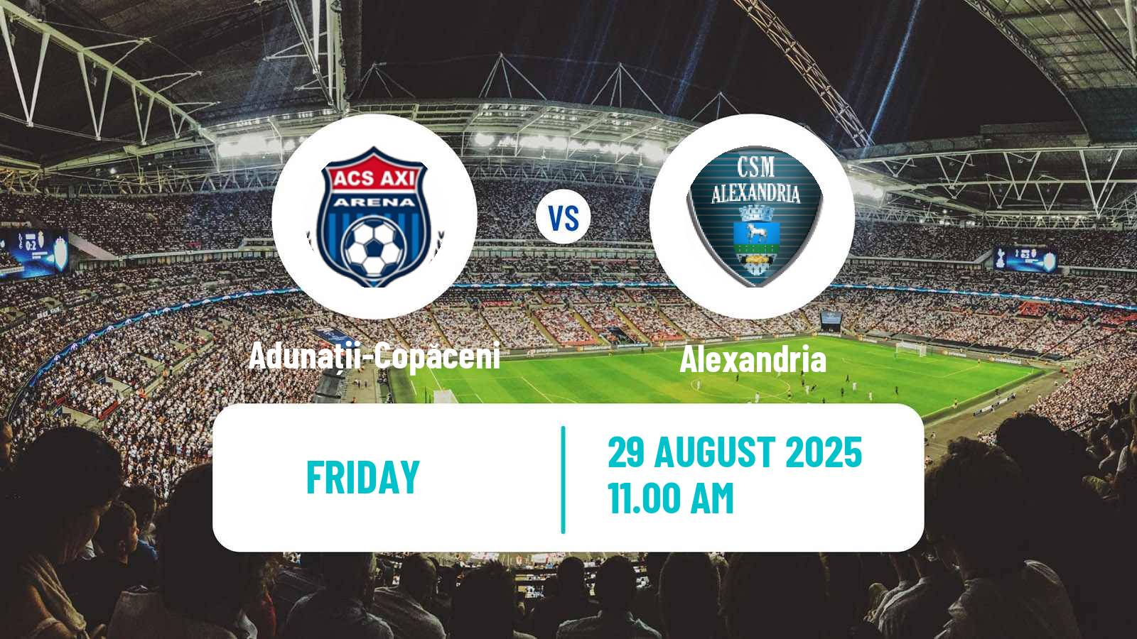 Soccer Romanian Liga 3 - Seria 5 Adunații-Copăceni - Alexandria