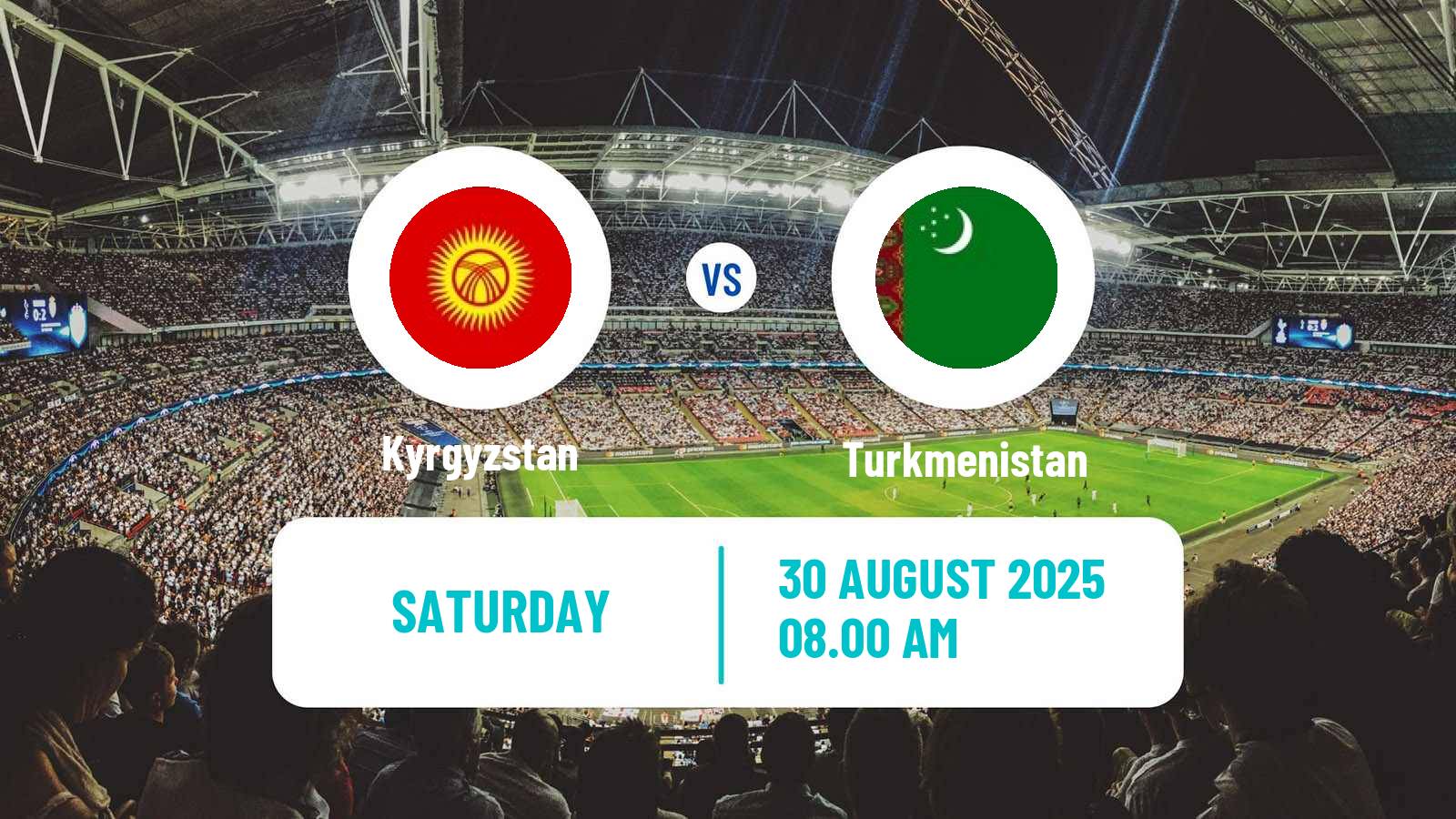 Soccer CAFA Nations Cup Kyrgyzstan - Turkmenistan