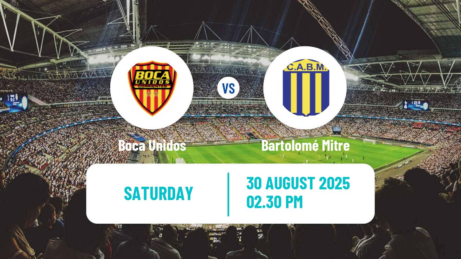 Soccer Argentinian Torneo Federal Boca Unidos - Bartolomé Mitre