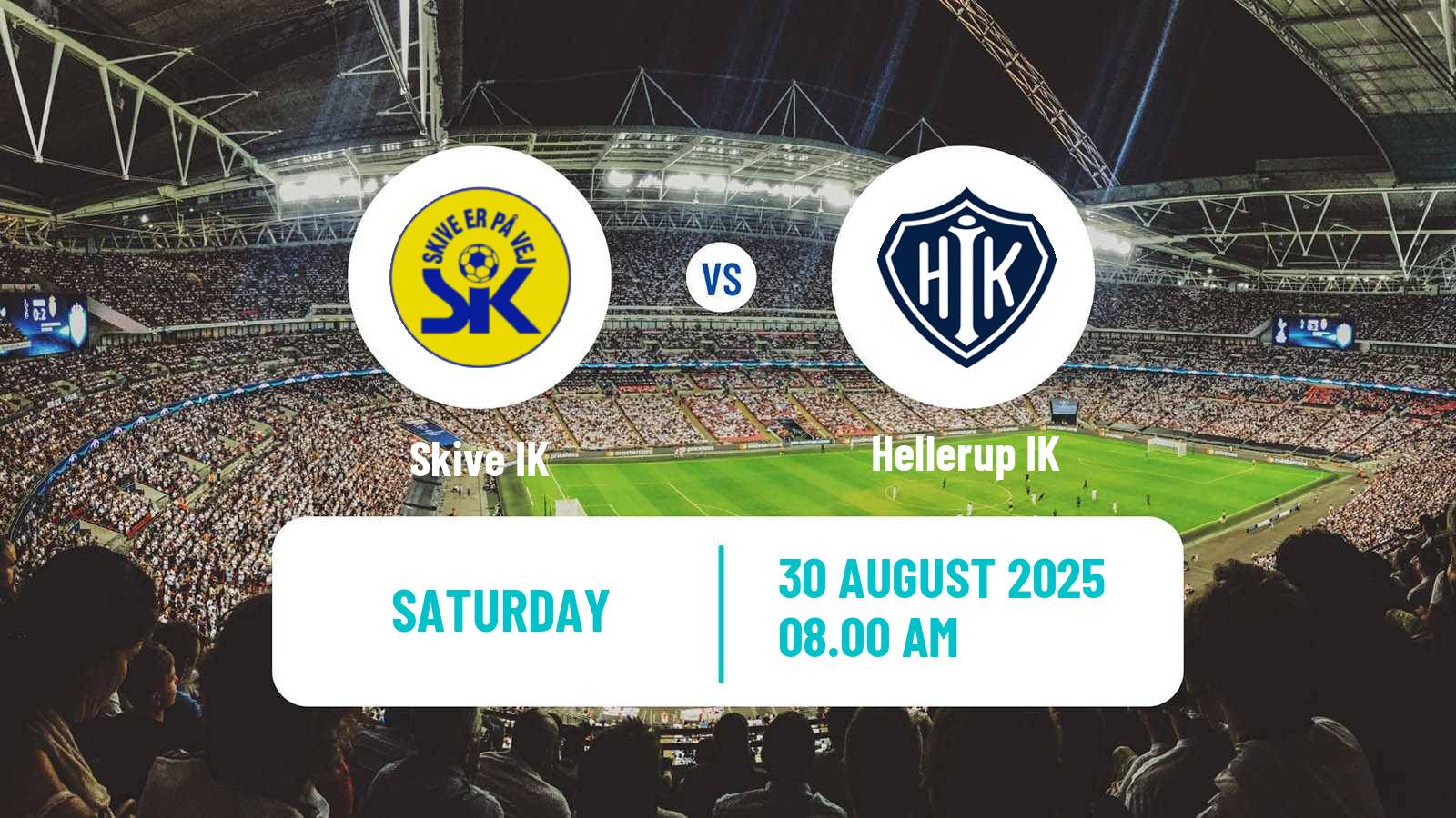 Soccer Danish 2 Division Skive IK - Hellerup