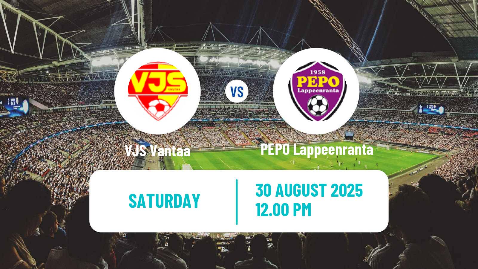 Soccer Finnish Kakkonen Group A VJS Vantaa - PEPO Lappeenranta