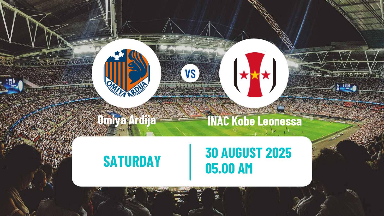 Soccer Japan WE League Women Omiya Ardija - INAC Kobe Leonessa