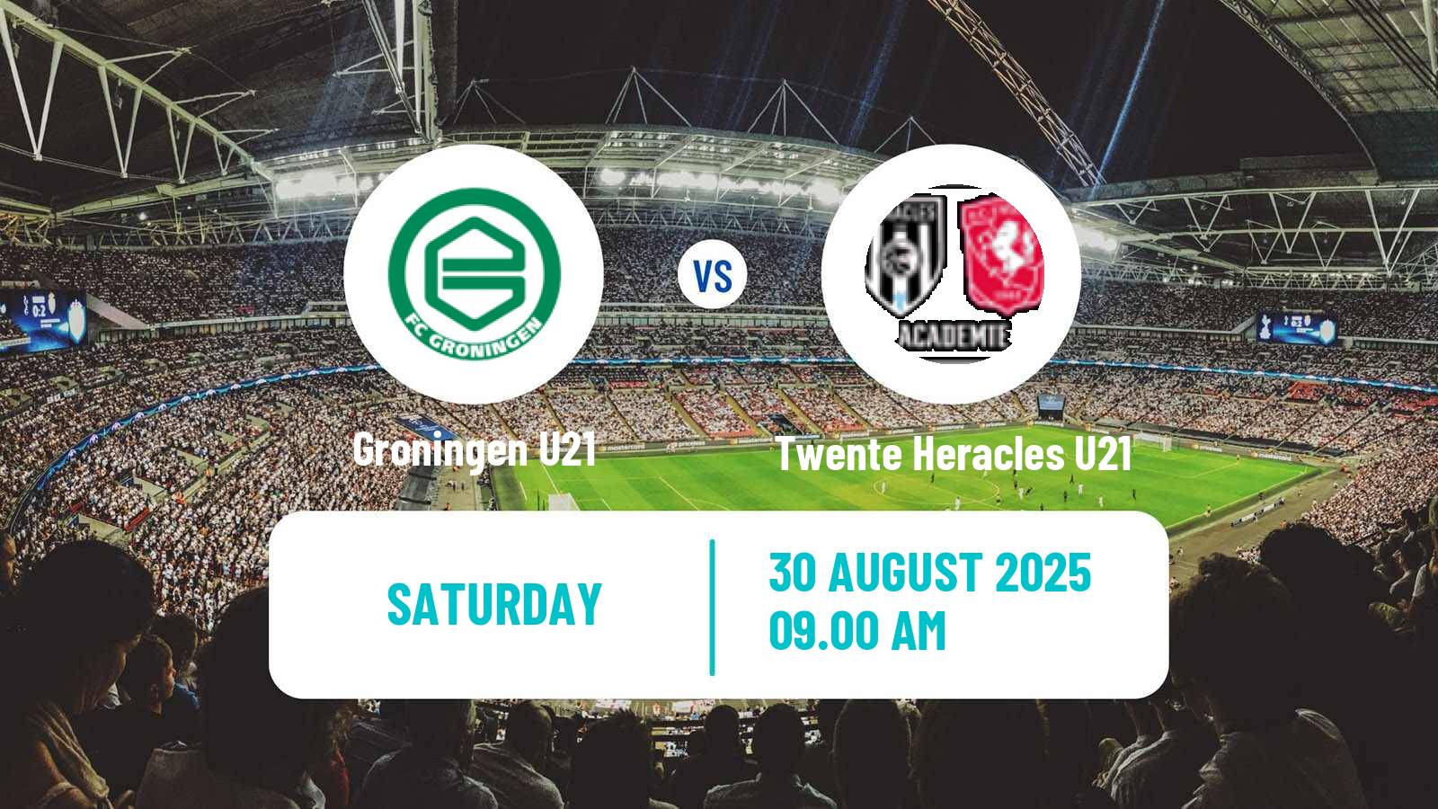Soccer Dutch Divisie 1 U21 Groningen U21 - Twente Heracles U21