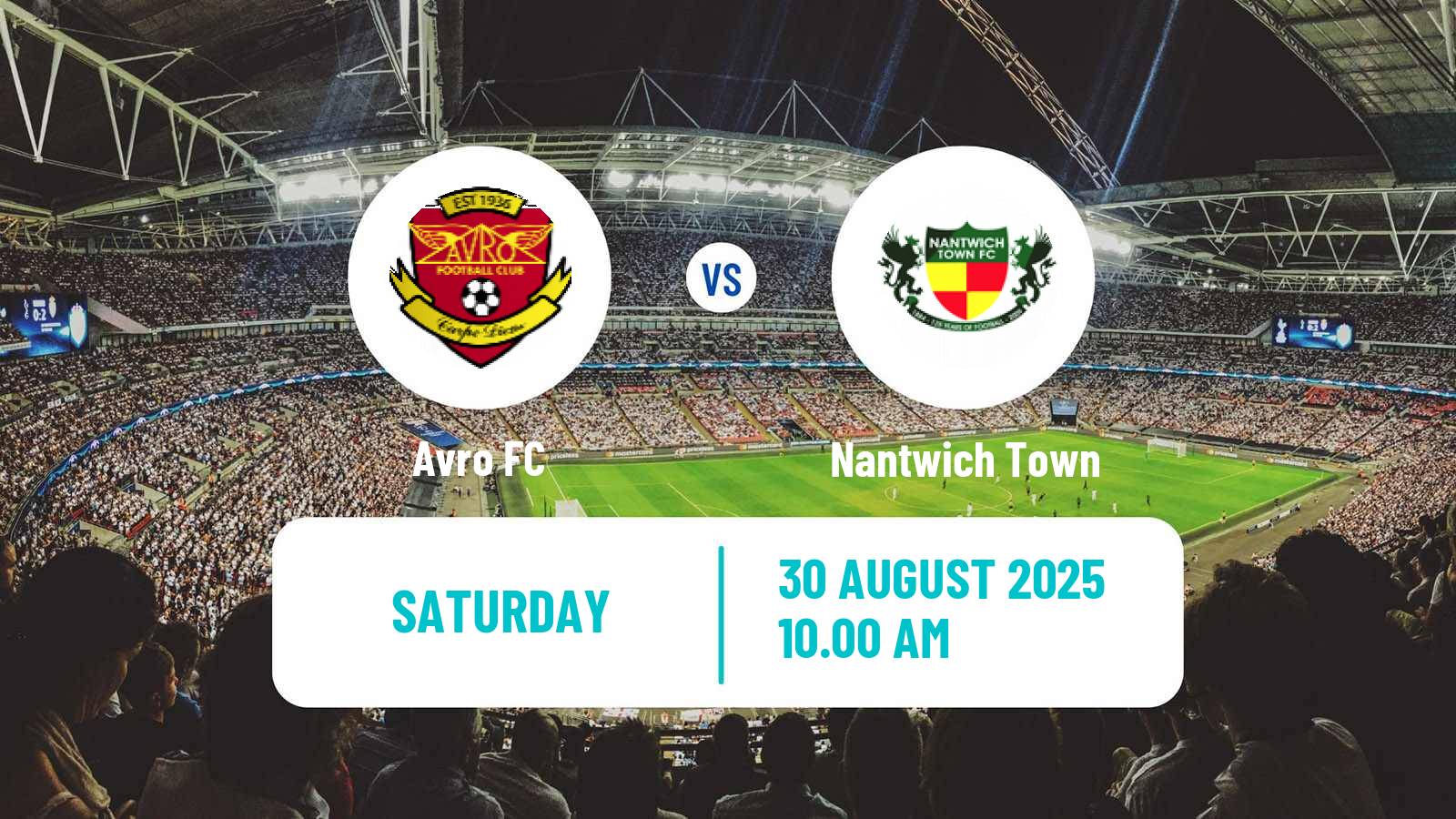 Soccer English FA Cup Avro - Nantwich Town
