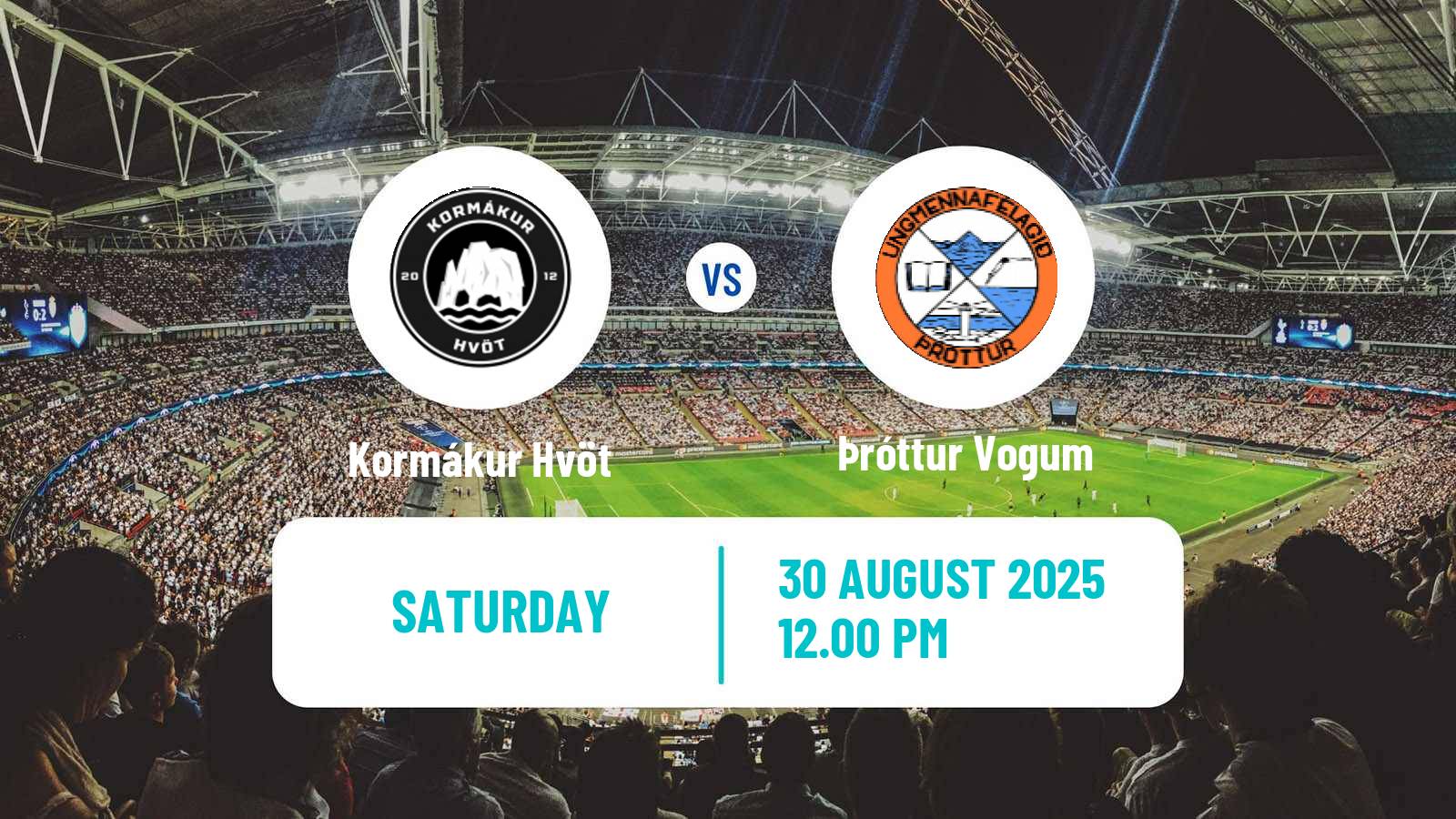 Soccer Icelandic Division 2 Kormákur Hvöt - Þróttur Vogum