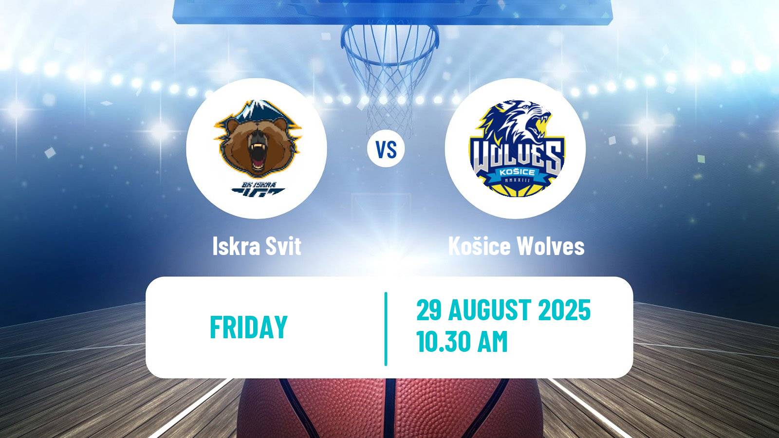 Basketball Club Friendly Basketball Iskra Svit - Košice Wolves