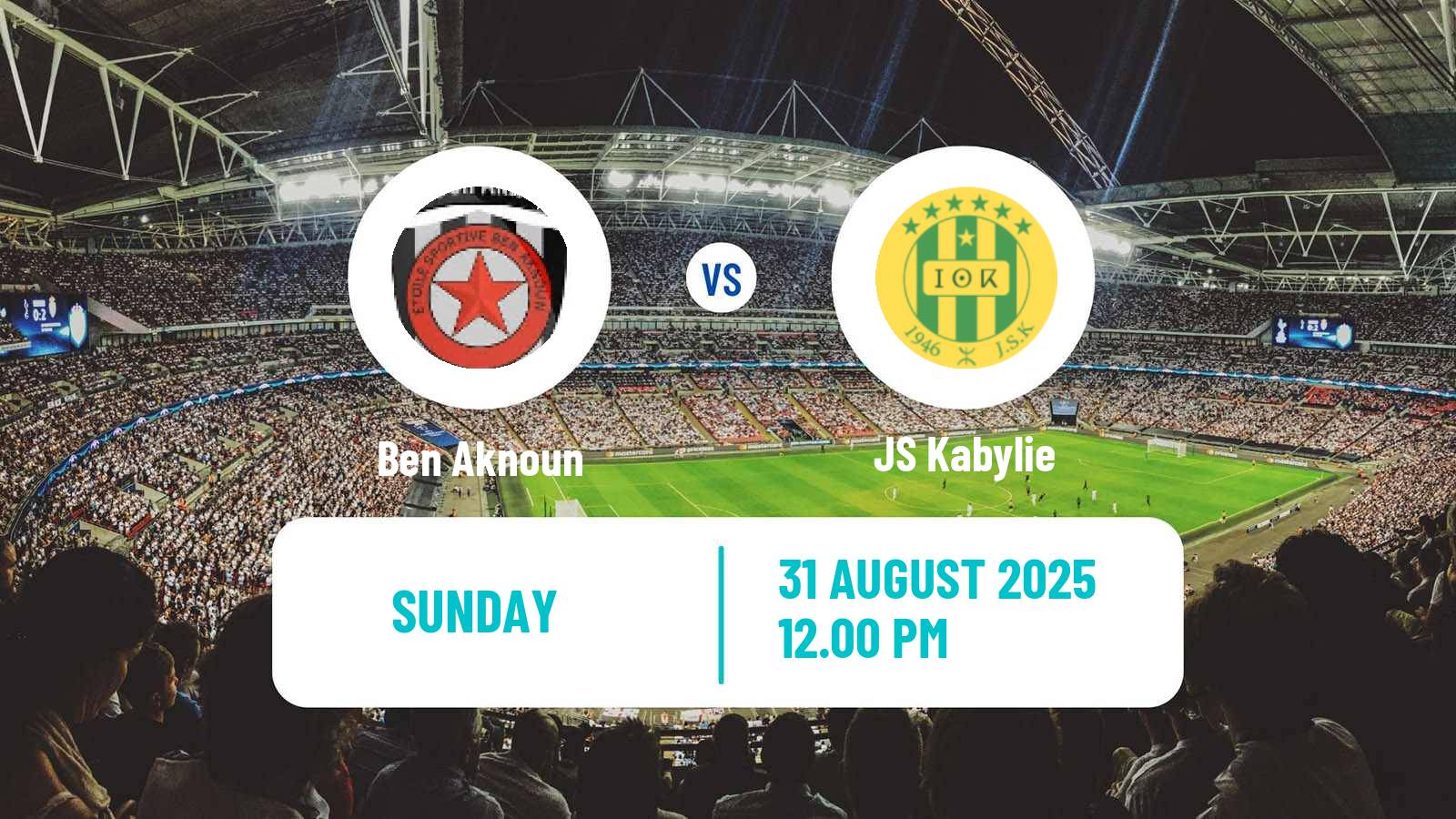 Soccer Algerian Ligue 1 Ben Aknoun - Kabylie