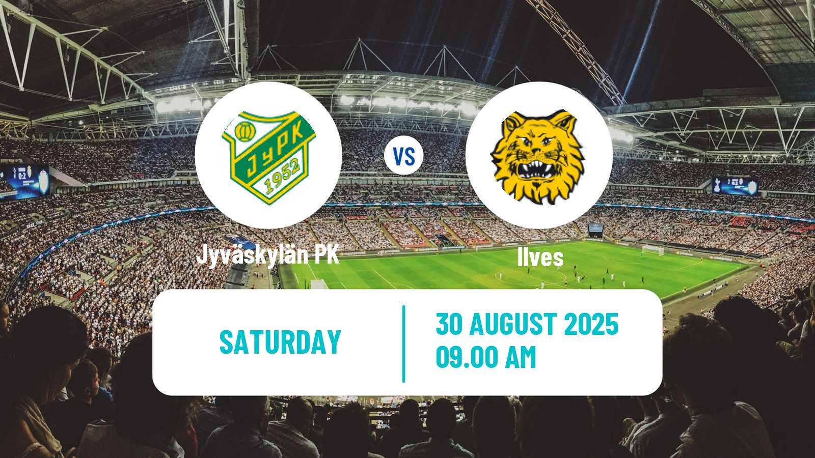 Soccer Finnish Kansallinen Liiga Women Jyväskylän PK - Ilves