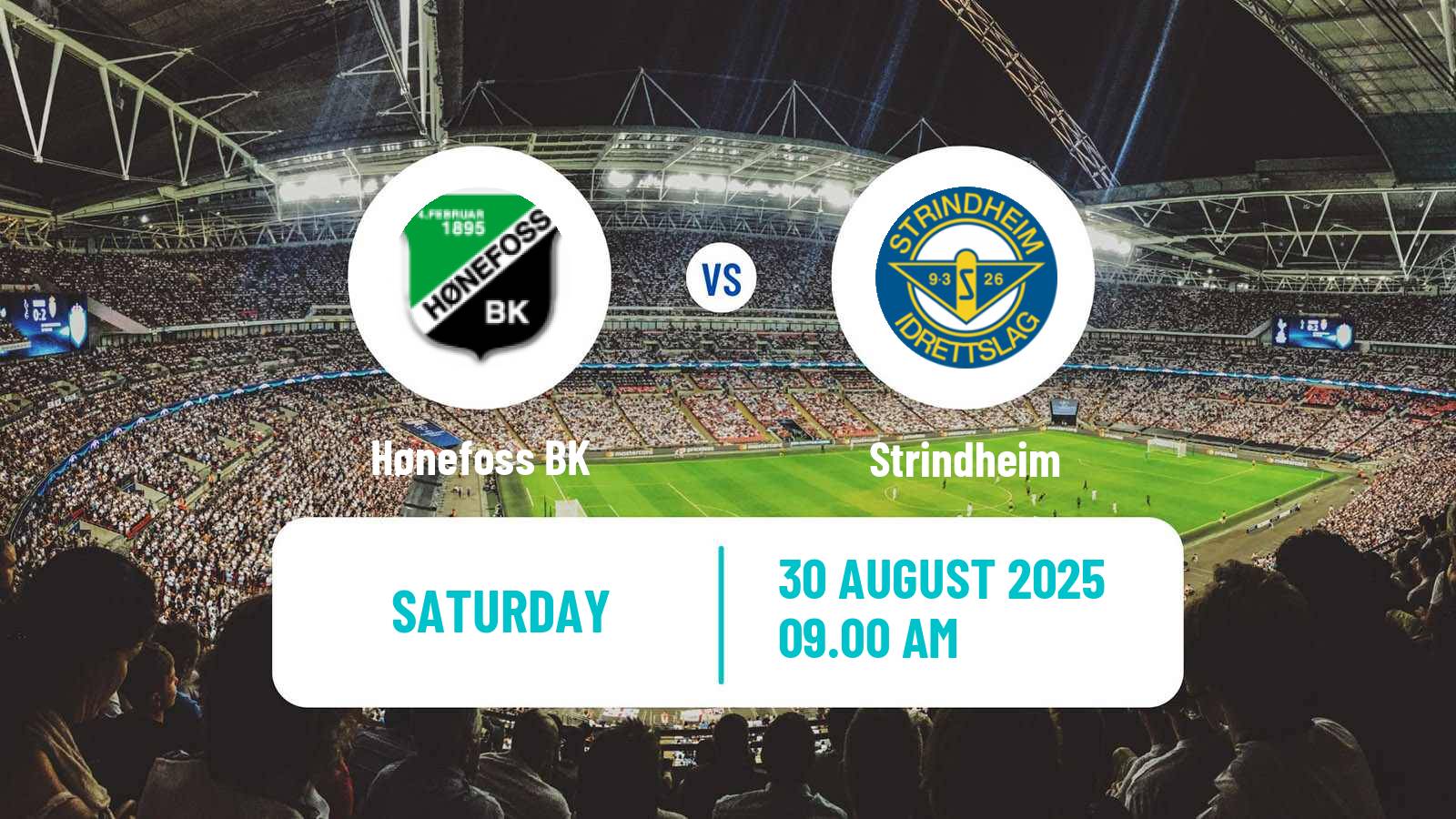 Soccer Norwegian Division 2 - Group 2 Hønefoss - Strindheim