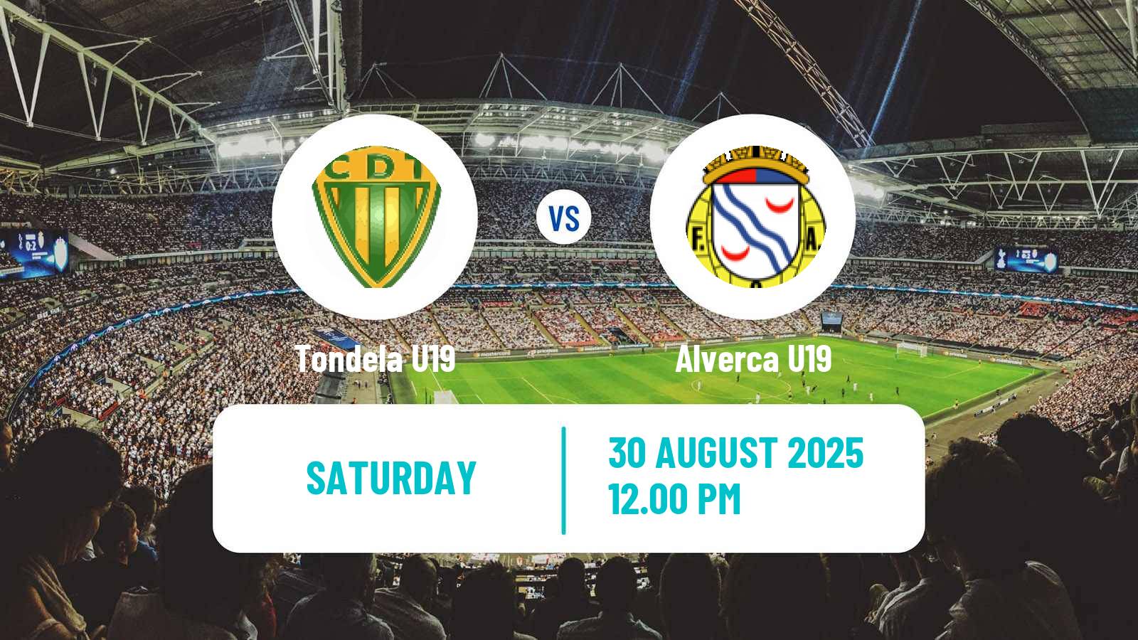 Soccer Portuguese Campeonato Nacional U19 Tondela U19 - Alverca U19