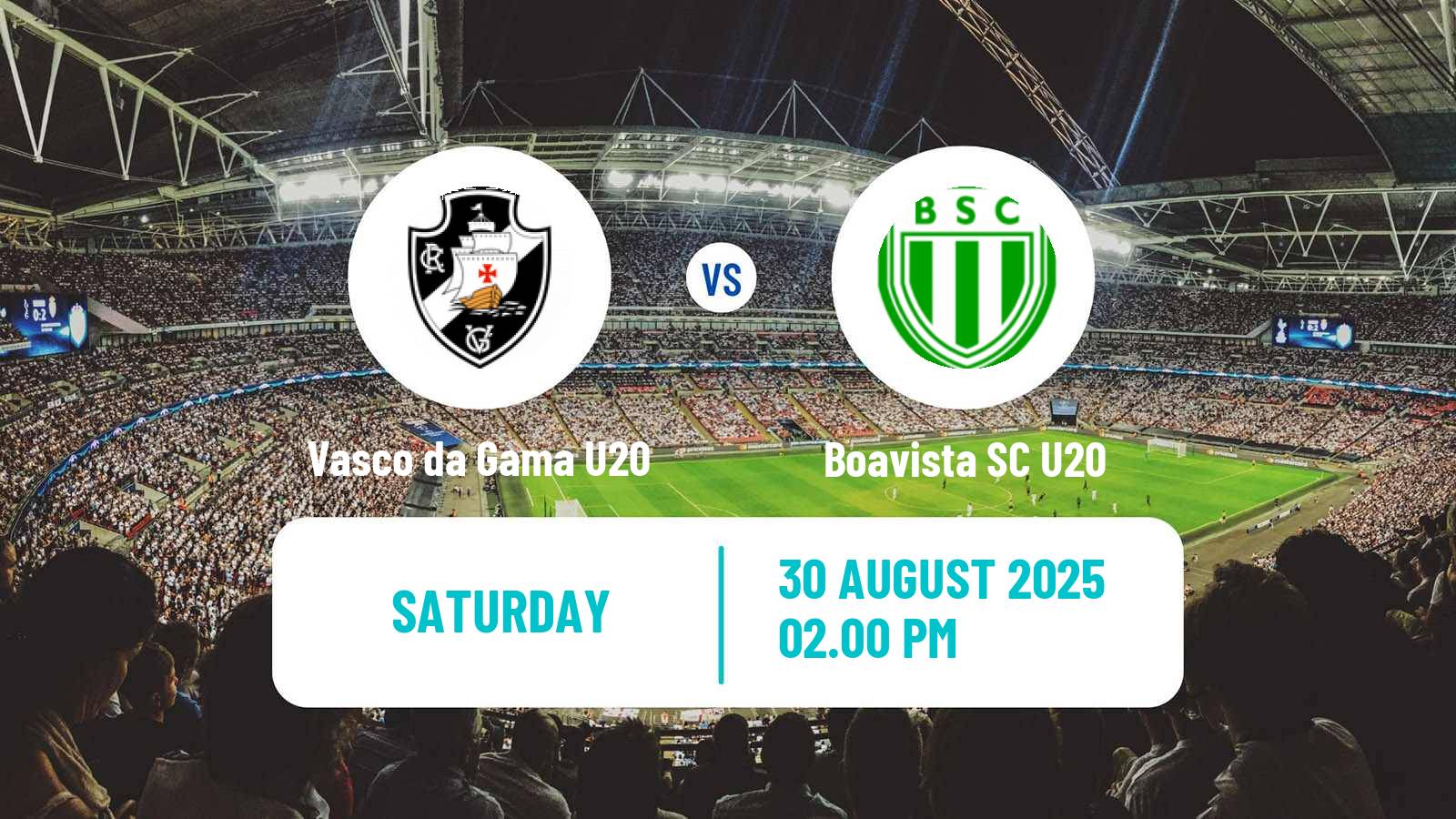 Soccer Brazilian Carioca U20 Vasco da Gama U20 - Boavista SC U20