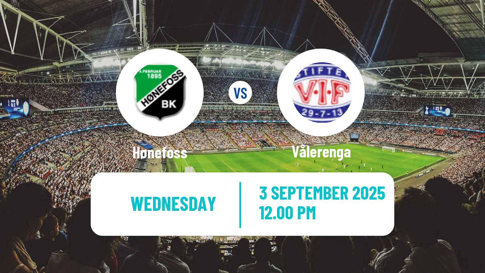 Soccer Norwegian Toppserien Women Hønefoss - Vålerenga