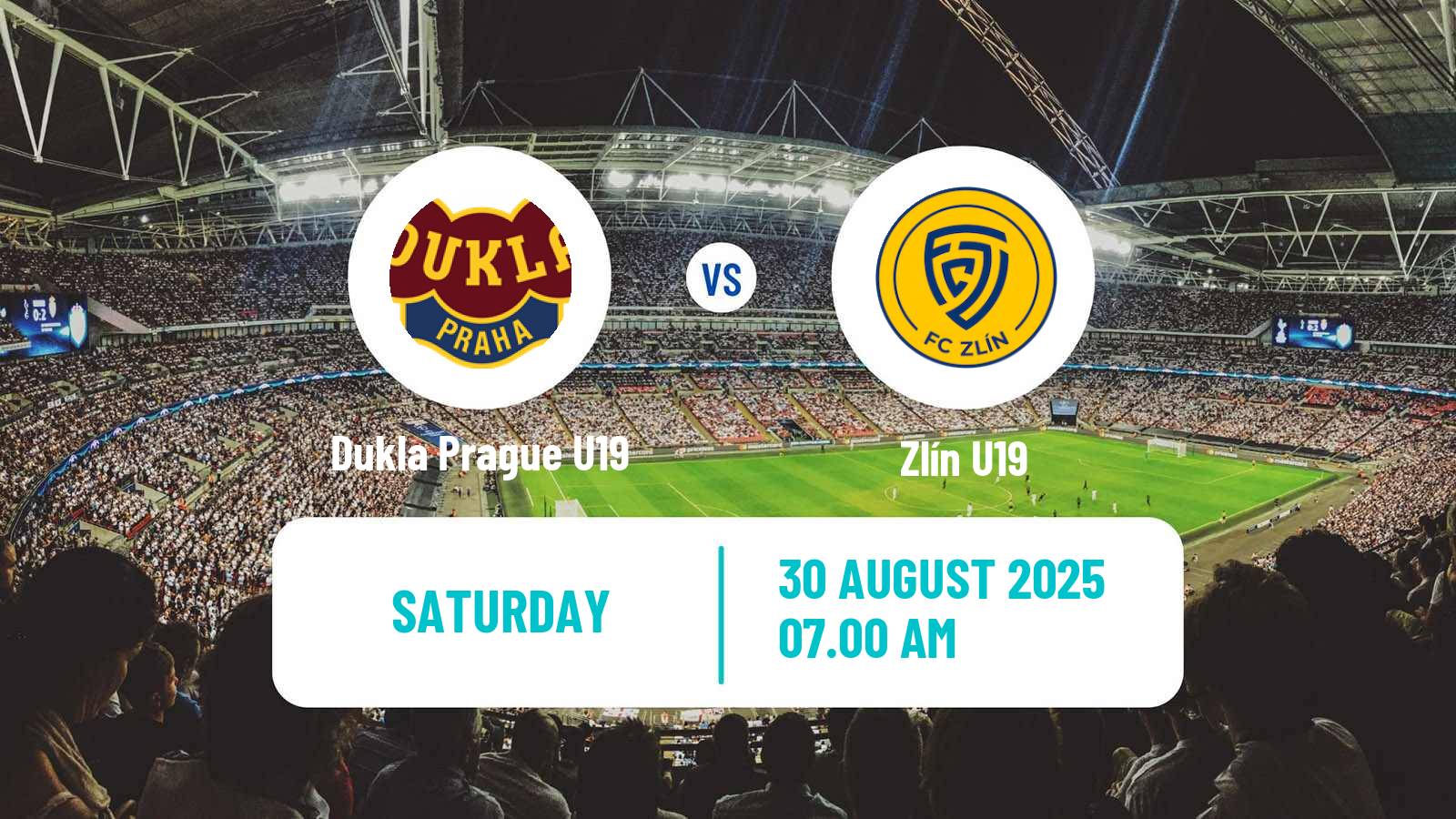 Soccer Czech U19 League Dukla Prague U19 - Zlín U19