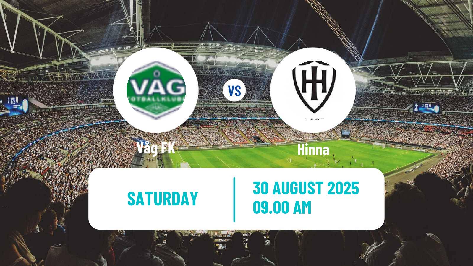 Soccer Norwegian Division 3 - Group 5 Våg - Hinna