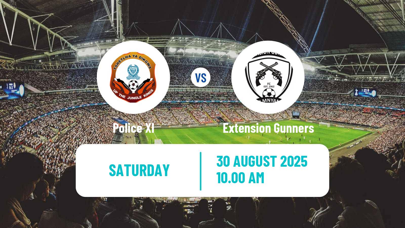 Soccer Botswana Premier League Police XI - Extension Gunners