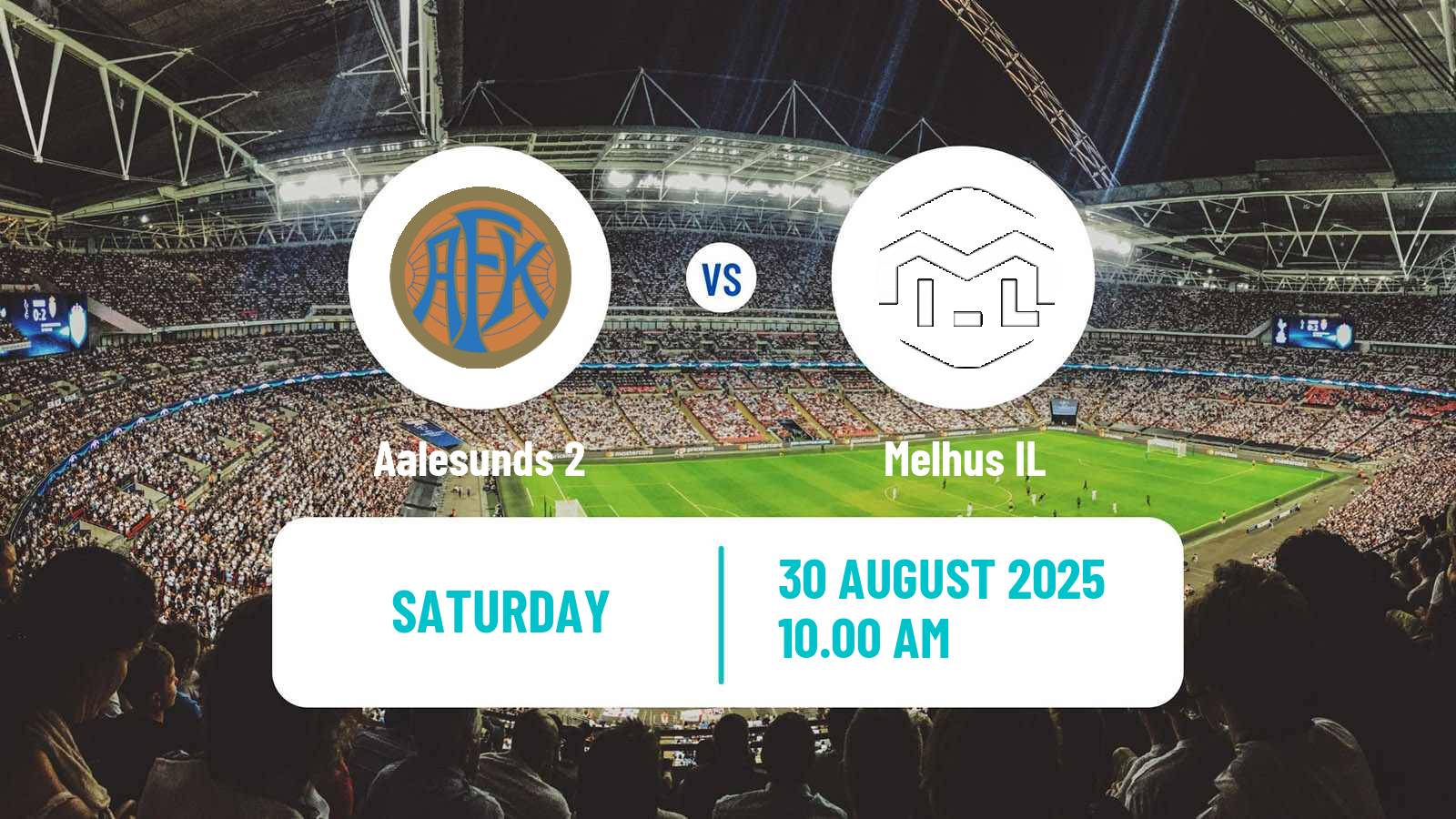 Soccer Norwegian Division 3 - Group 2 Aalesunds 2 - Melhus