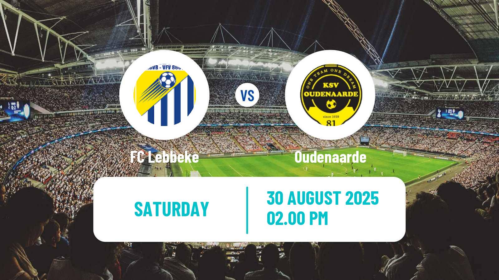 Soccer Belgian Second Amateur Division Group A Lebbeke - Oudenaarde