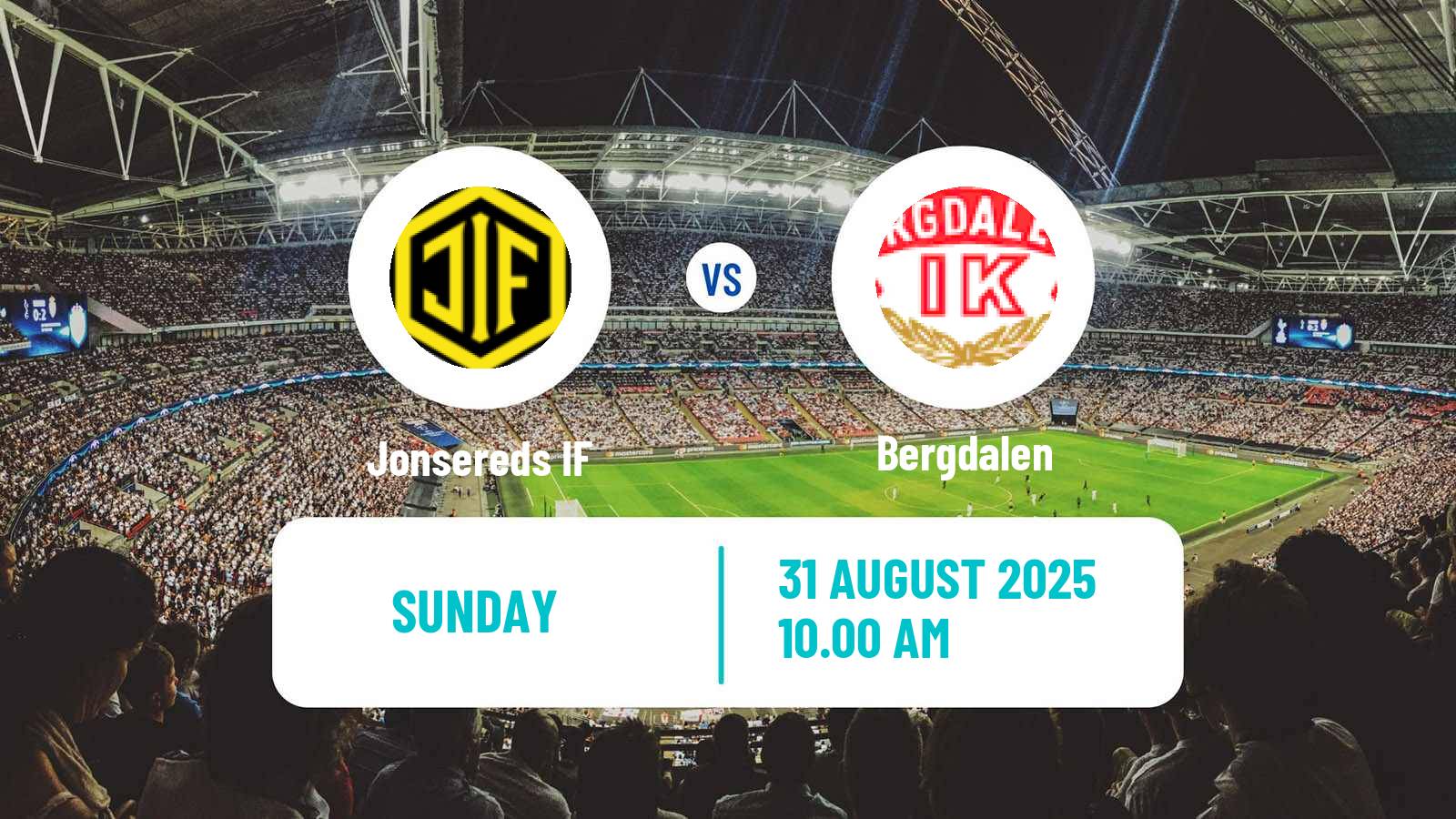Soccer Swedish Division 2 - Västra Götaland Jonsereds - Bergdalen