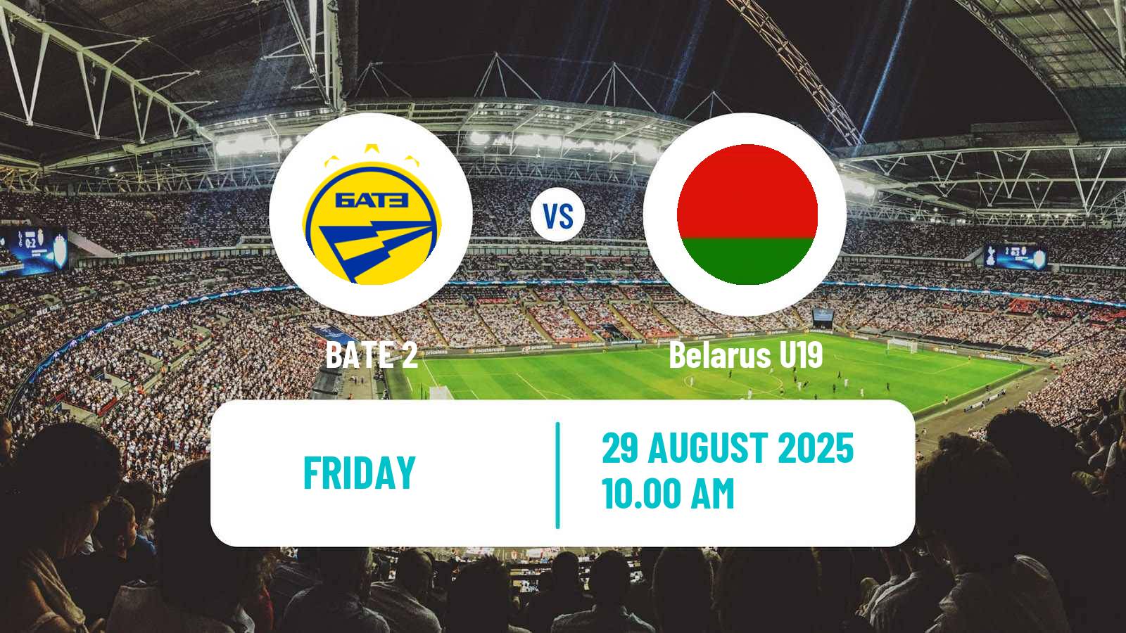 Soccer Belarusian Pershaya Liga BATE 2 - Belarus U19