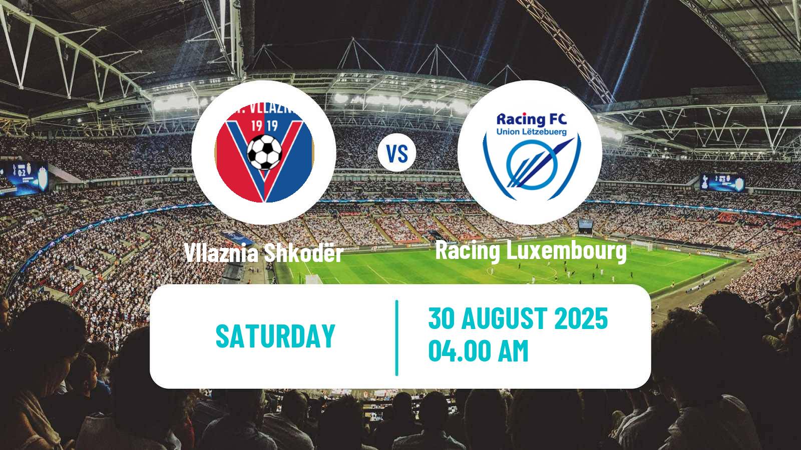 Soccer UEFA Champions League Women Vllaznia Shkodër - Racing Luxembourg