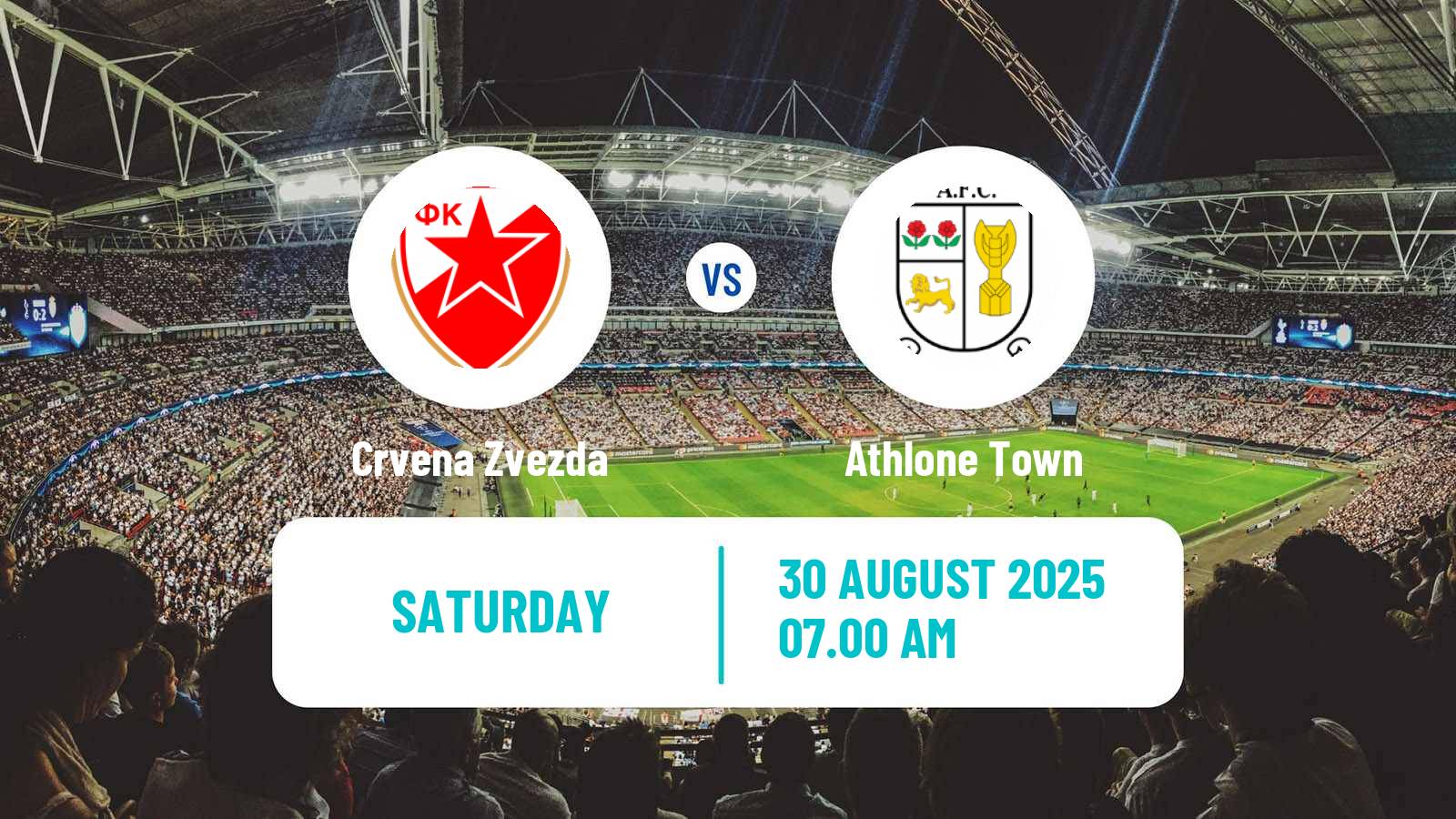 Soccer UEFA Champions League Women Crvena Zvezda - Athlone Town