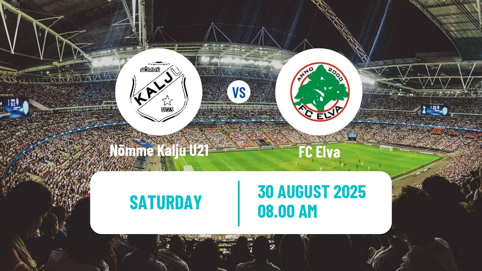 Soccer Estonian Esiliiga Nõmme Kalju U21 - Elva