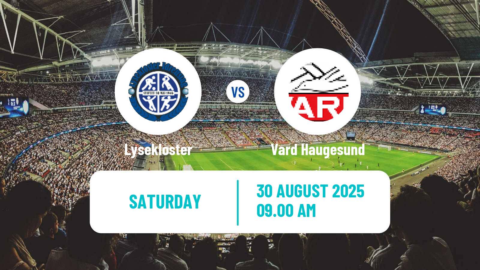 Soccer Norwegian Division 2 - Group 1 Lysekloster - Vard Haugesund