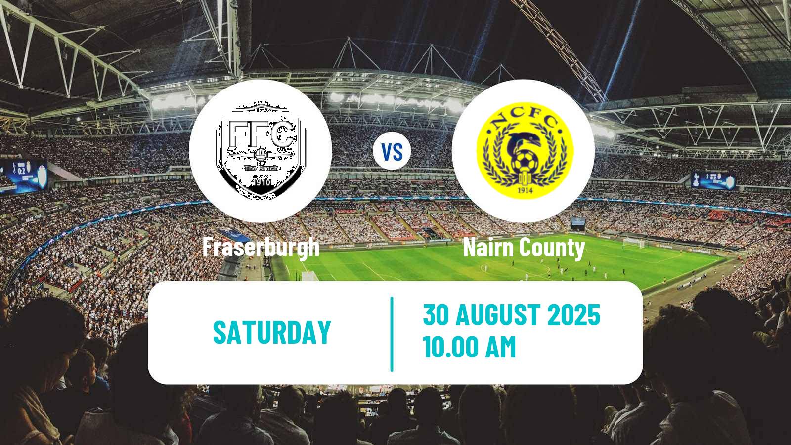 Soccer Scottish Highland League Fraserburgh - Nairn County