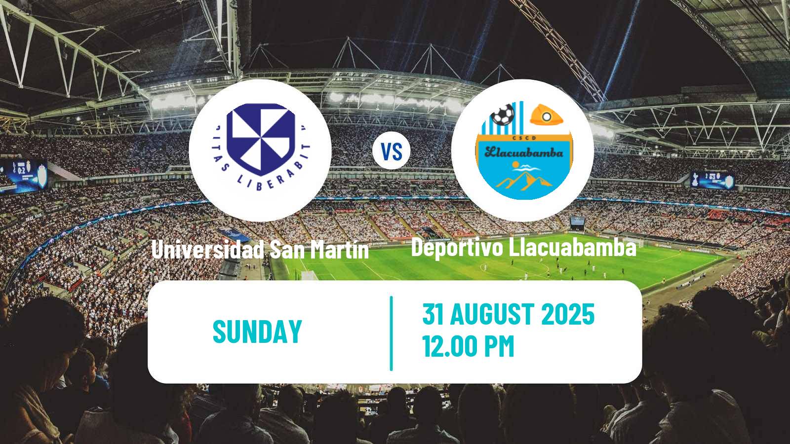 Soccer Peruvian Liga 2 Universidad San Martín - Deportivo Llacuabamba