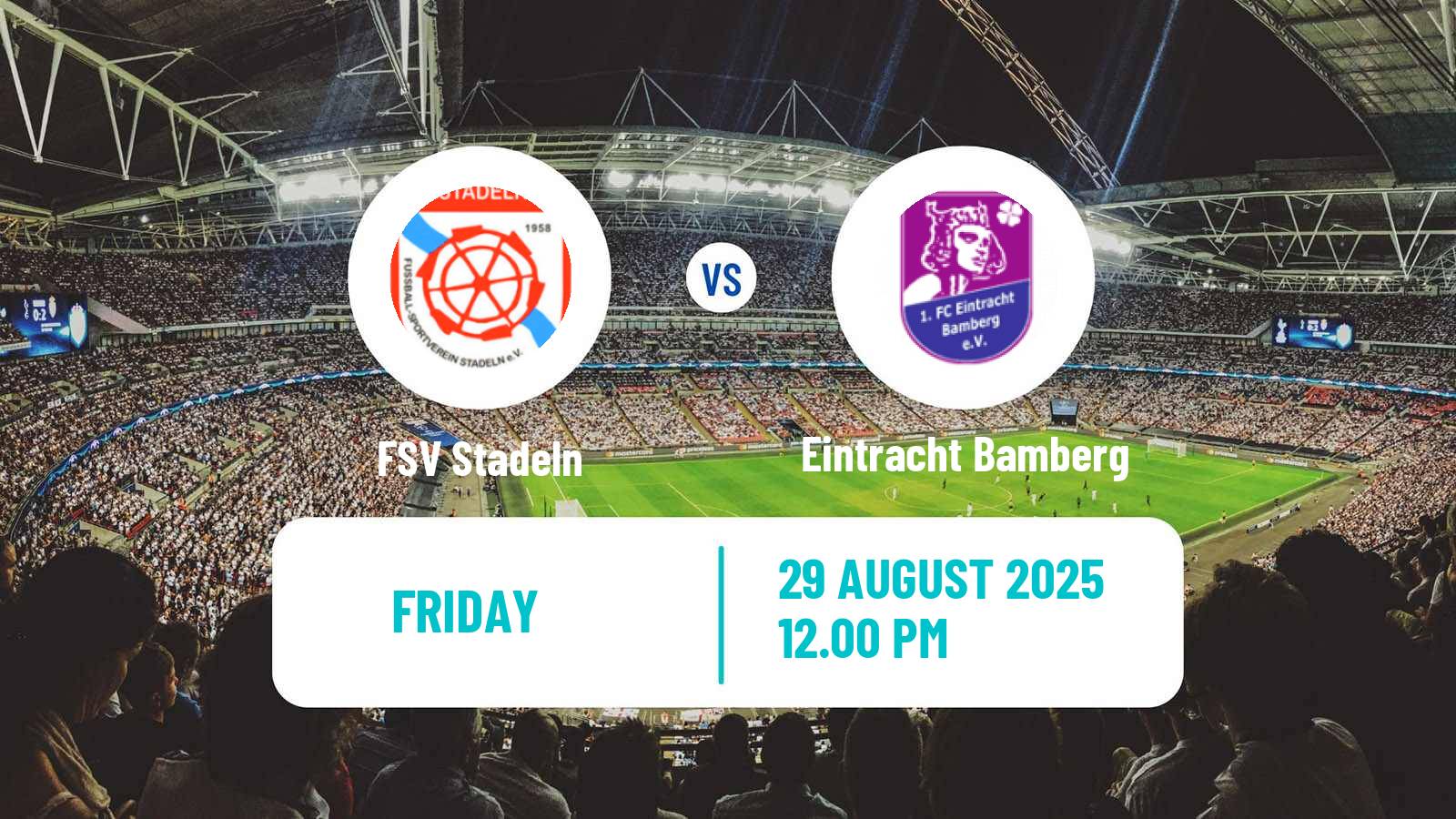 Soccer German Oberliga Bayern Nord Stadeln - Eintracht Bamberg
