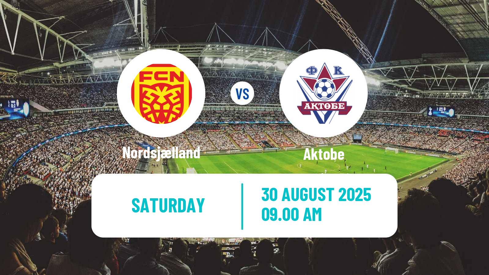 Soccer UEFA Champions League Women Nordsjælland - Aktobe