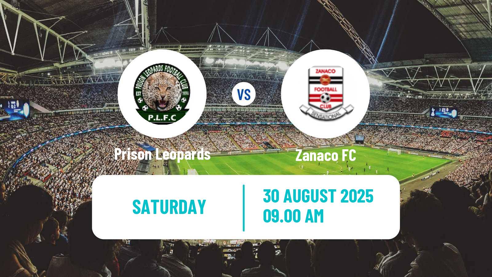 Soccer Zambian Premier League Prison Leopards - Zanaco