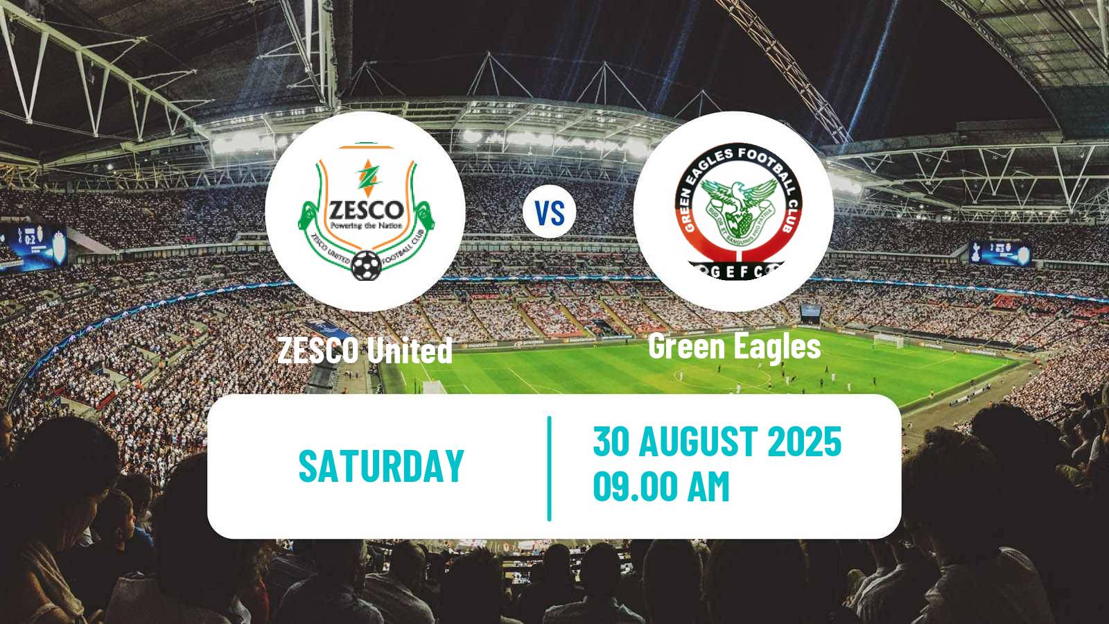 Soccer Zambian Premier League ZESCO United - Green Eagles