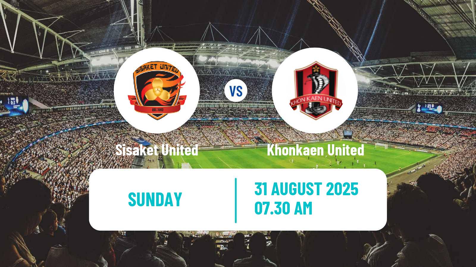 Soccer Thai League 2 Sisaket United - Khonkaen United