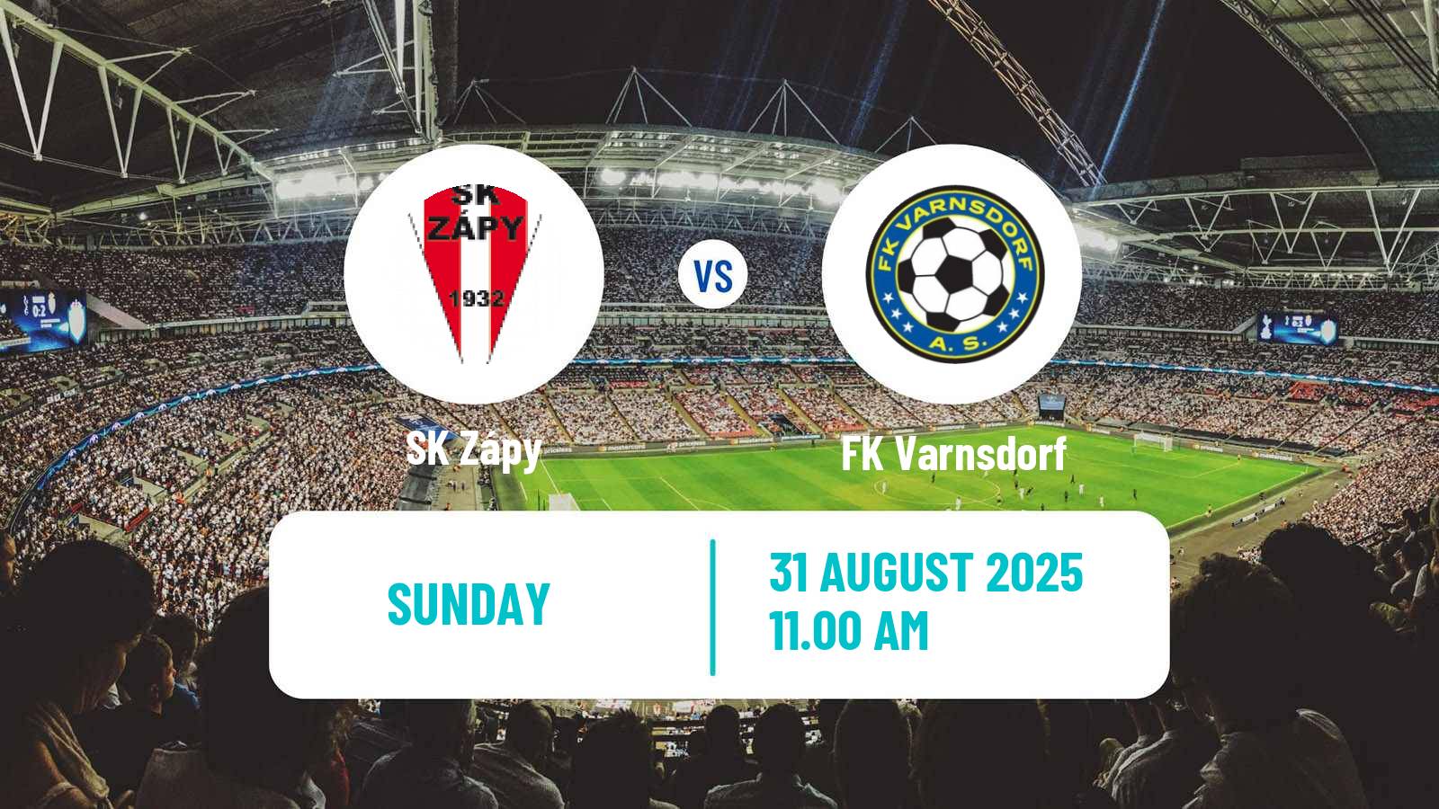 Soccer Czech CFL Group B Zápy - Varnsdorf