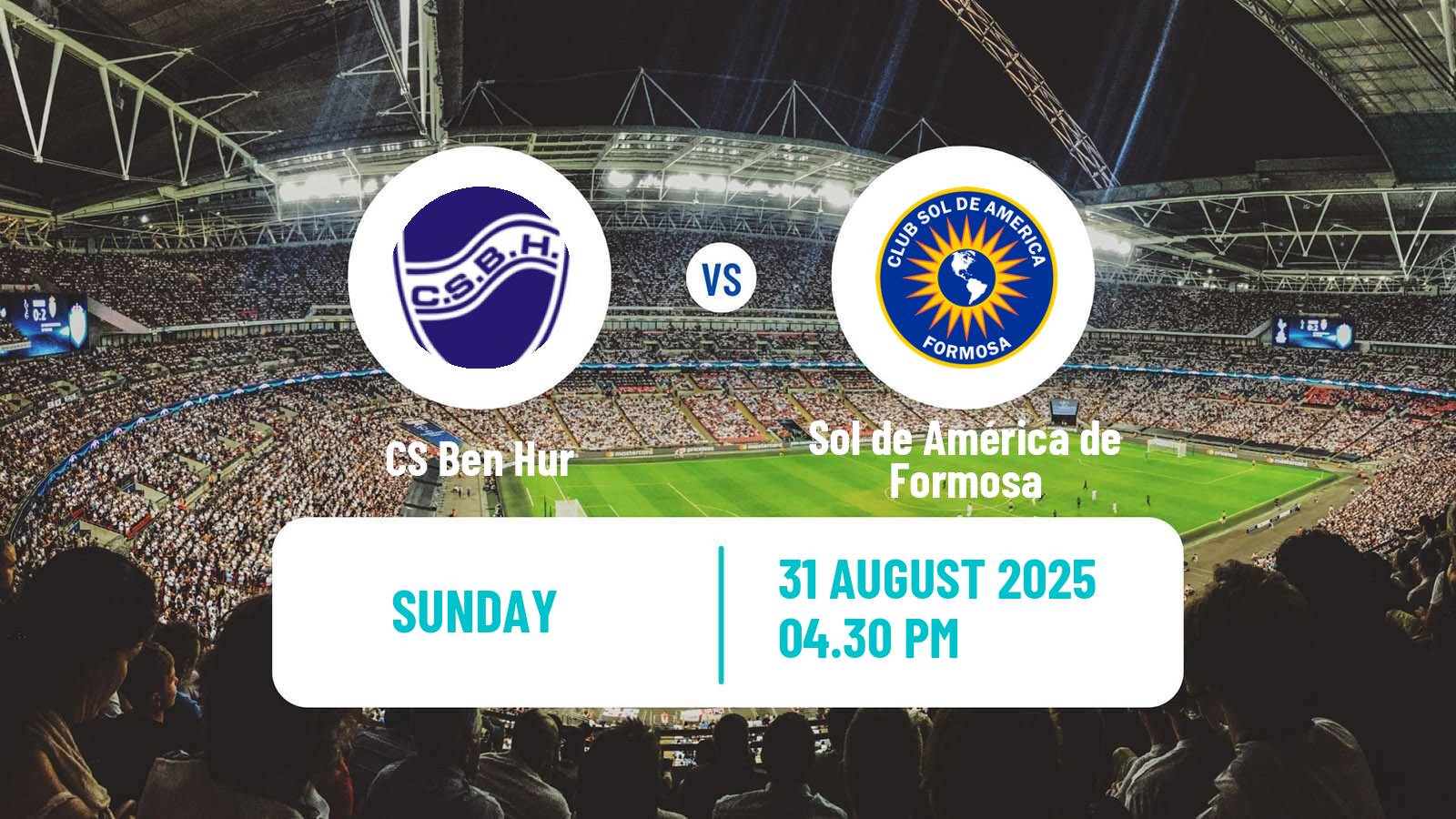 Soccer Argentinian Torneo Federal Ben Hur - Sol de América de Formosa