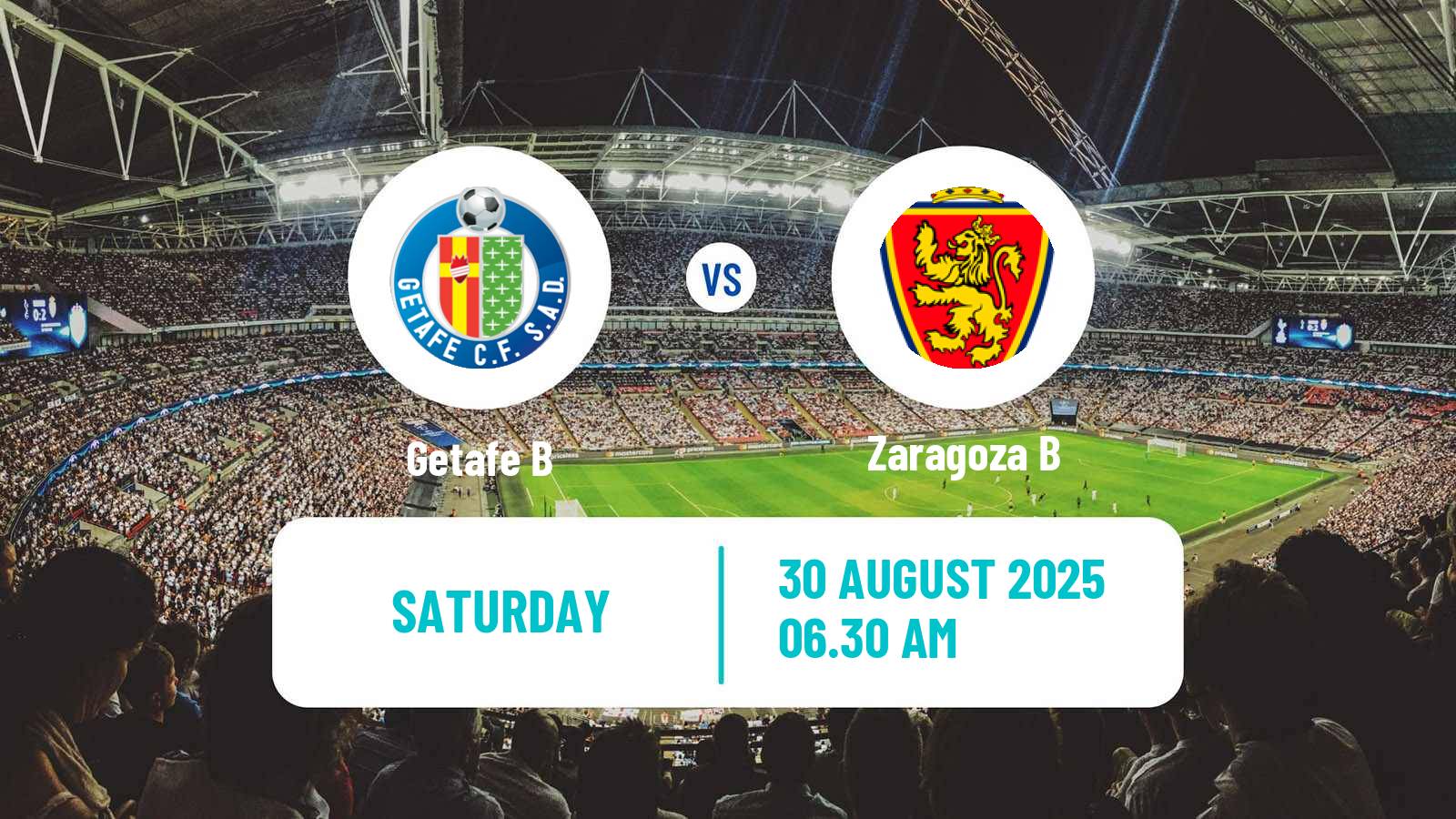 Soccer Club Friendly Getafe B - Zaragoza B