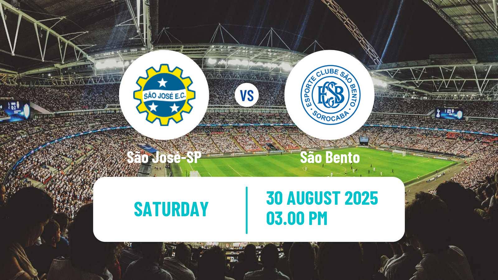 Soccer Brazilian Copa Paulista São José-SP - São Bento