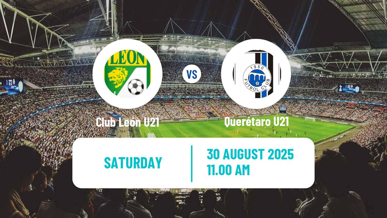 Soccer Mexican Liga MX U23 Club León U21 - Querétaro U21