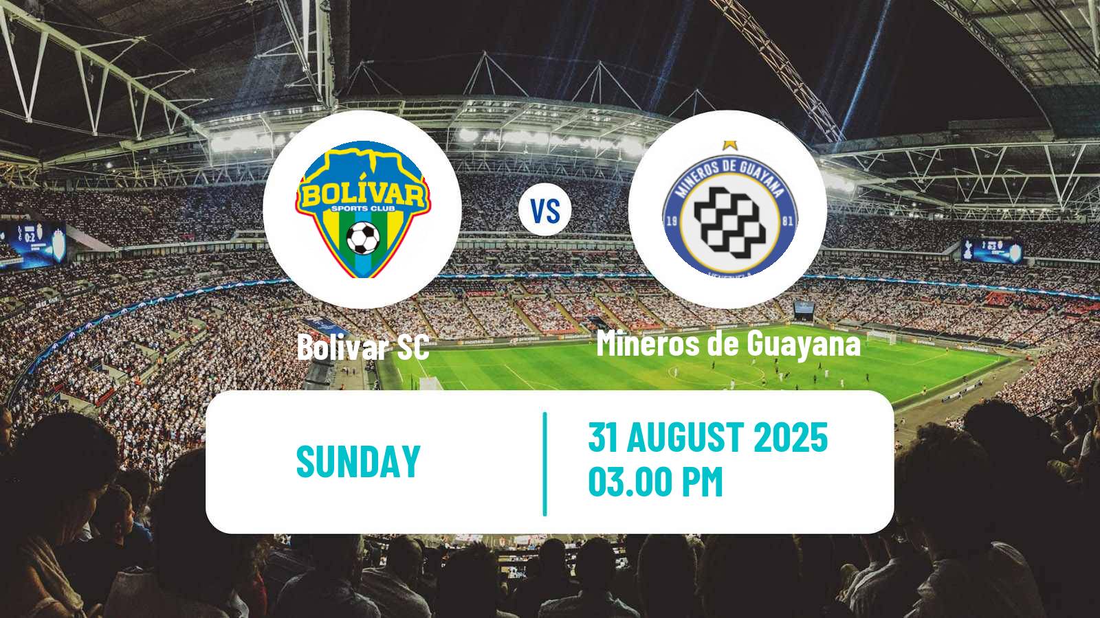 Soccer Venezuelan Segunda Division Bolivar - Mineros de Guayana