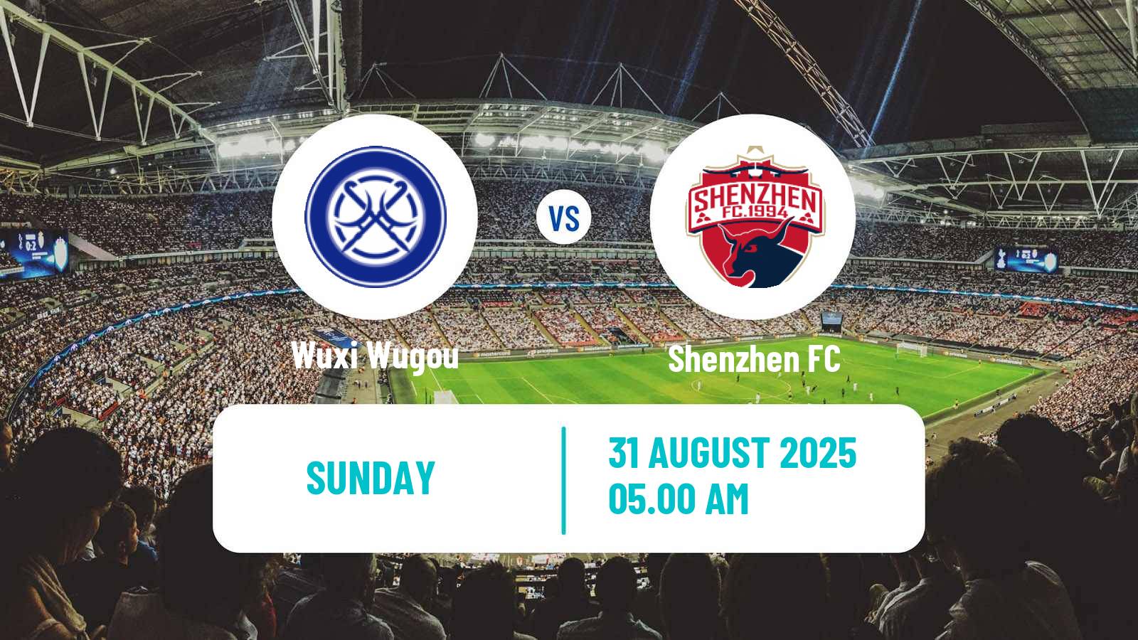 Soccer Chinese Yi League Wuxi Wugou - Shenzhen