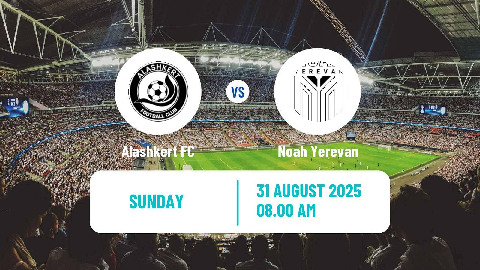 Soccer Armenian Premier League Alashkert - Noah Yerevan