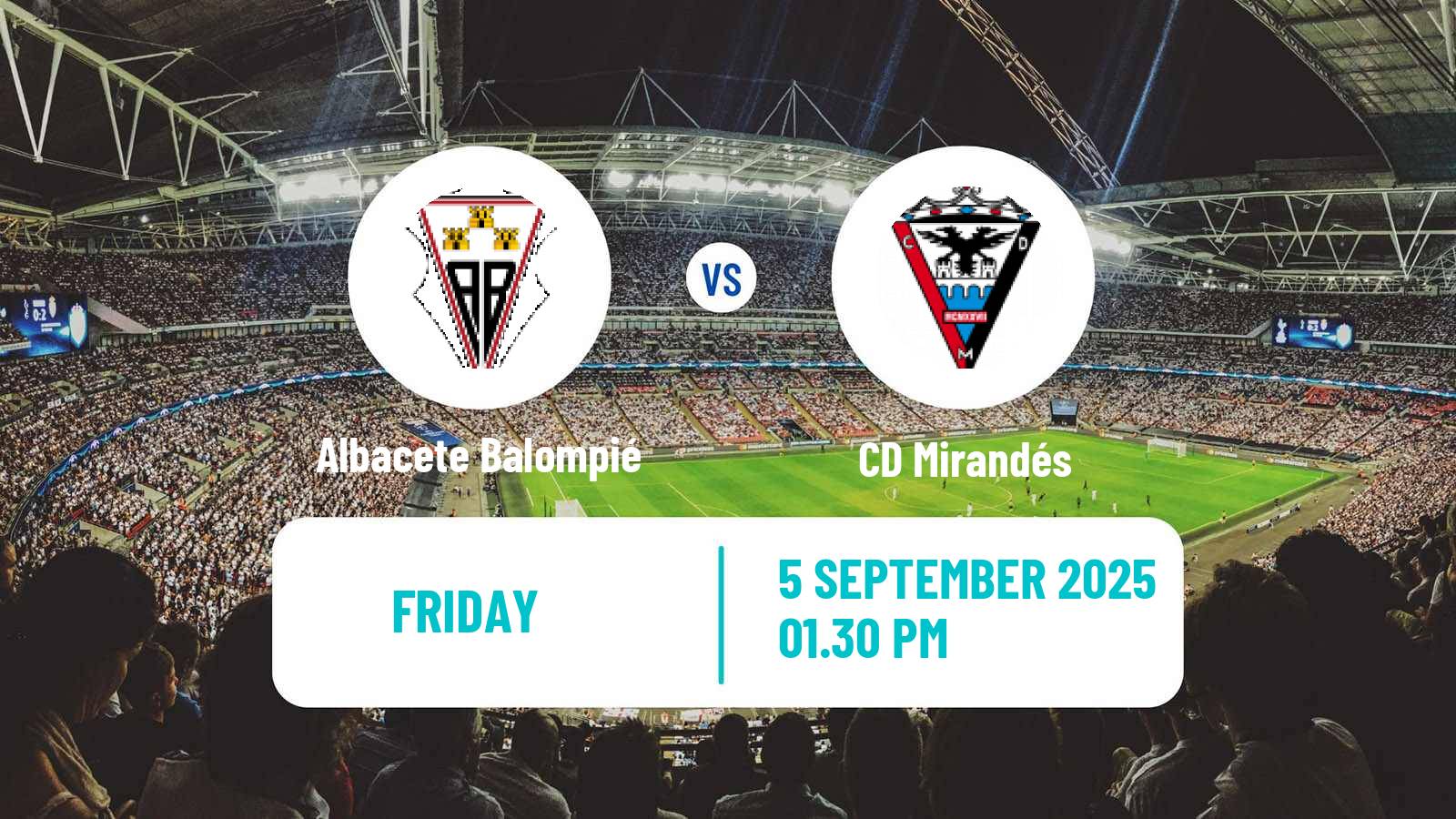 Soccer Spanish LaLiga2 Albacete Balompié - Mirandés