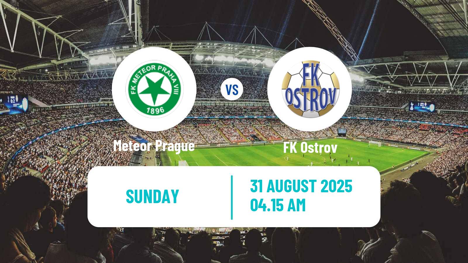 Soccer Czech Division B Meteor Prague - Ostrov