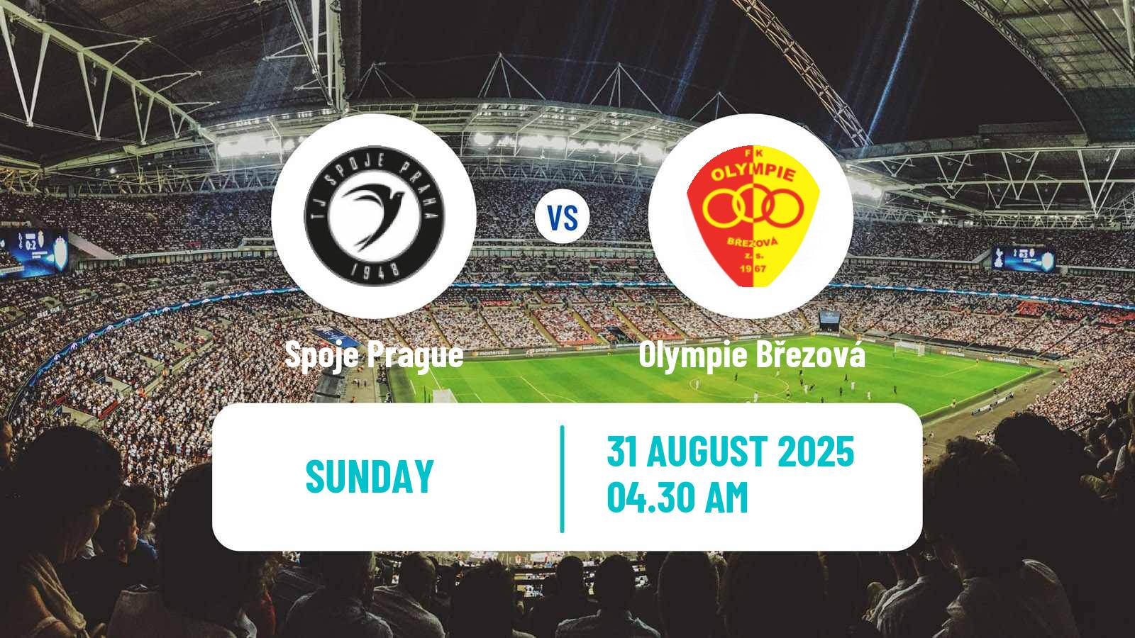 Soccer Czech Division B Spoje Prague - Olympie Březová