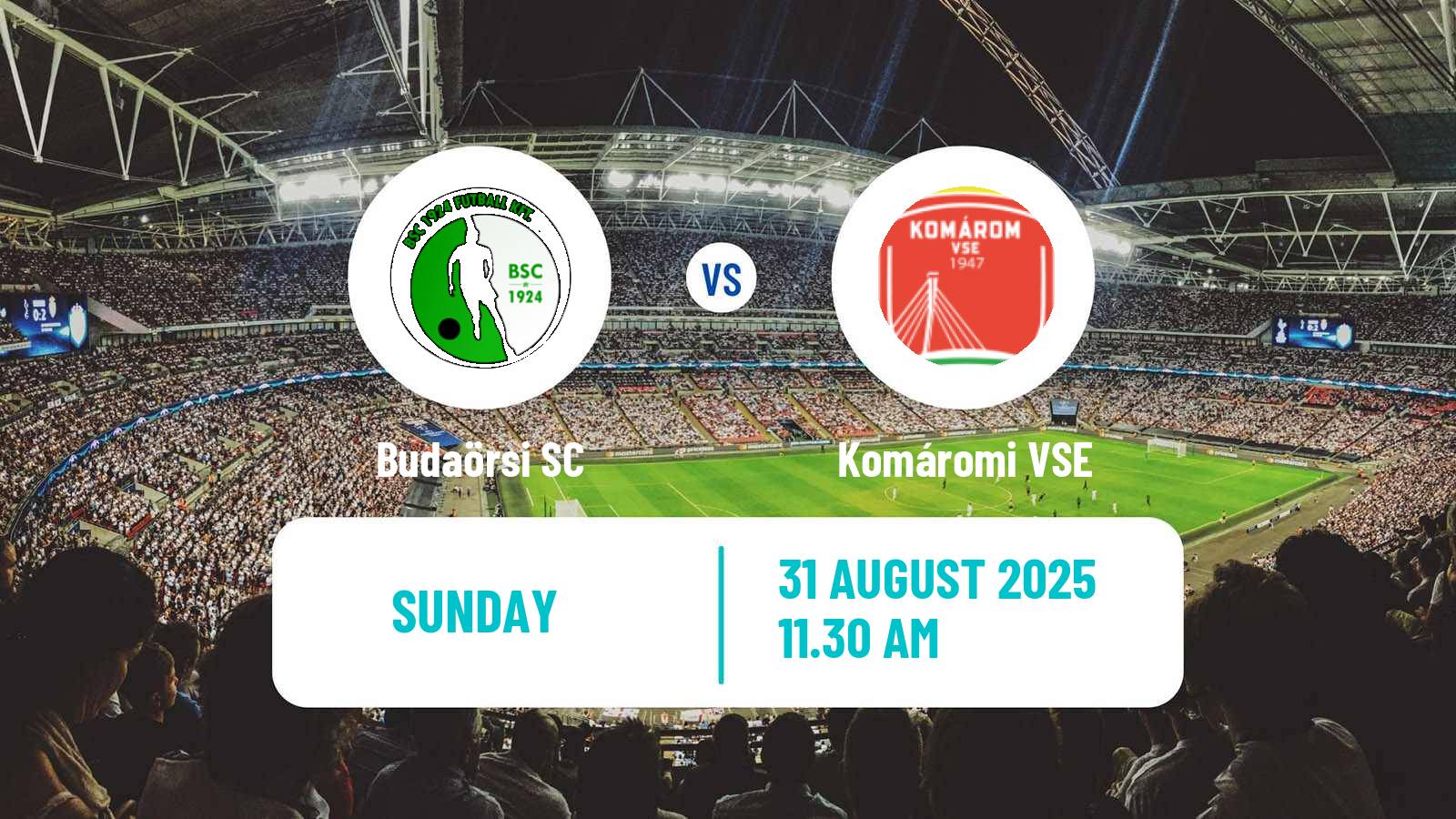 Soccer Hungarian NB III Northwest Budaörsi SC - Komáromi VSE