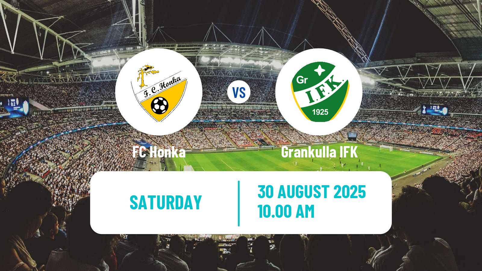 Soccer Finnish Kakkonen Group A Honka - Grankulla IFK