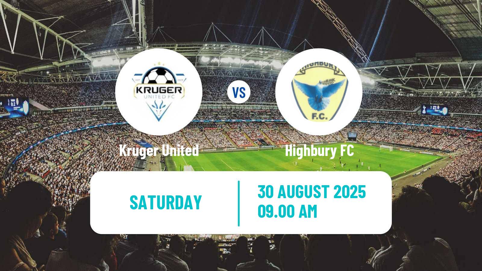 Soccer South African First Division Kruger United - Highbury