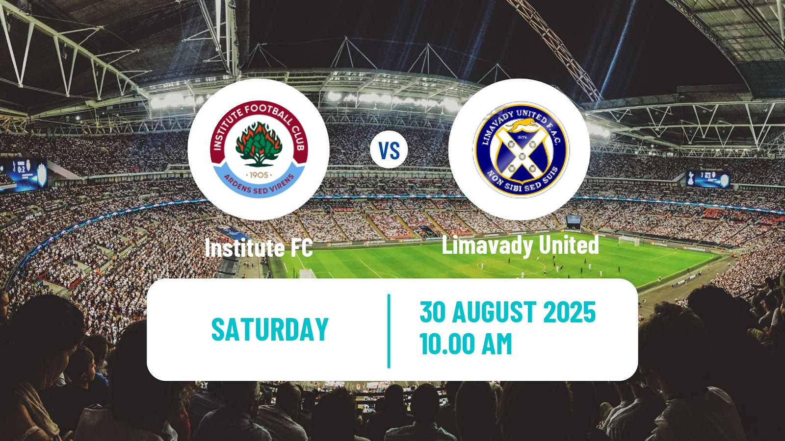 Soccer Northern Irish Championship Institute FC - Limavady United