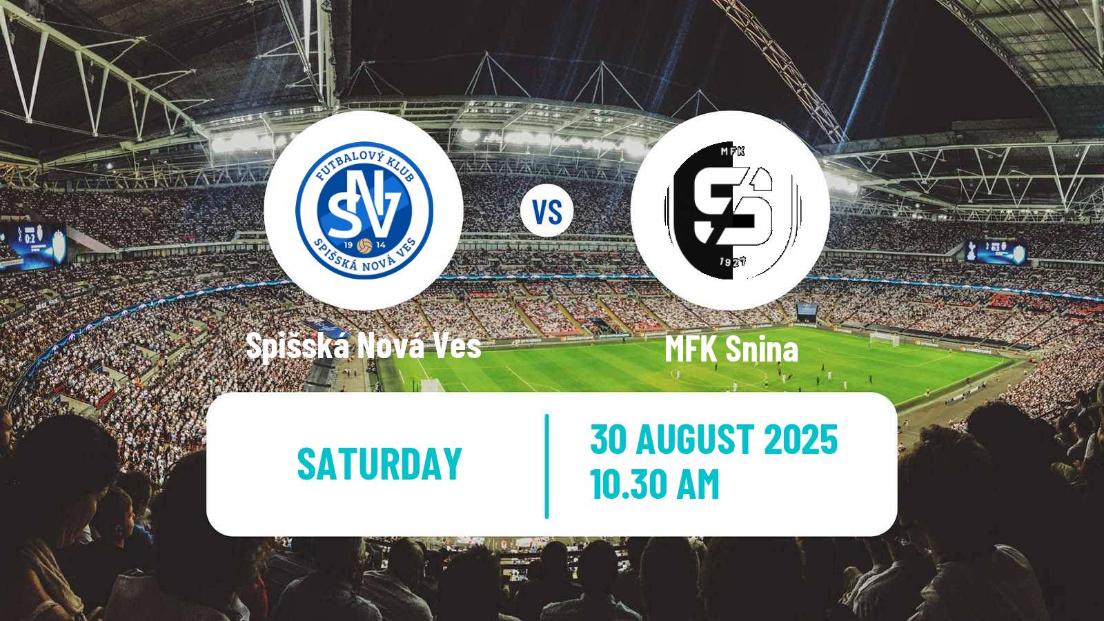 Soccer Slovak 3 Liga East Spišská Nová Ves - Snina